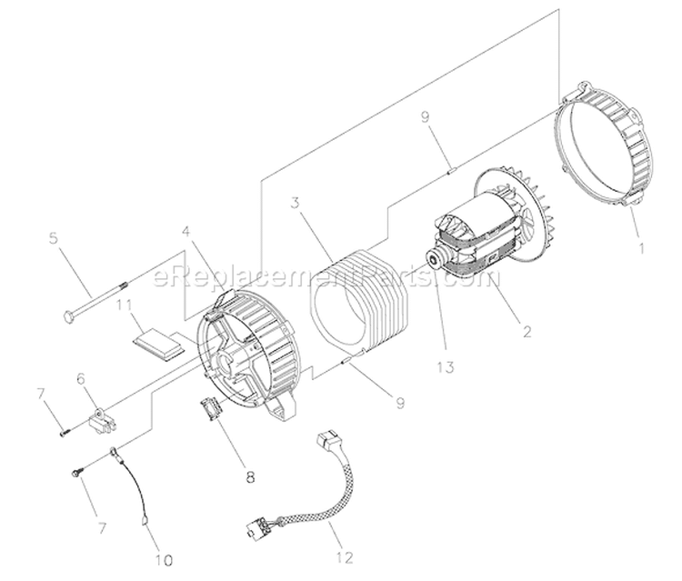 Page A Diagram and Parts List for 030386-0  Briggs and Stratton Generator